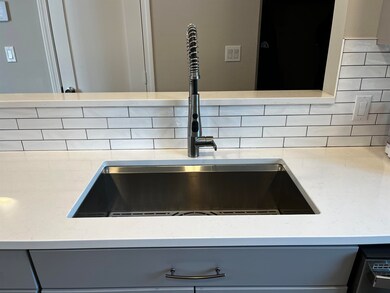 Deep stainless steel sink