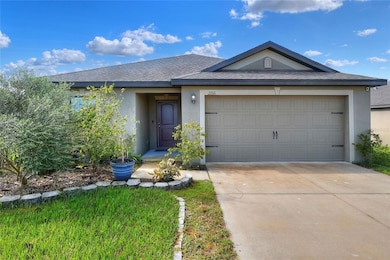 With lots of Fruits, Vegetables, and spices in the yard.