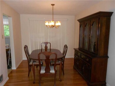 Dining Room. Hardwood floors, sliding glass doors 