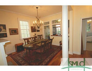 Dining Room. The semi detached house allows for si
