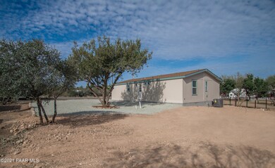 South side of house