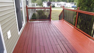 Freshly Painted Deck