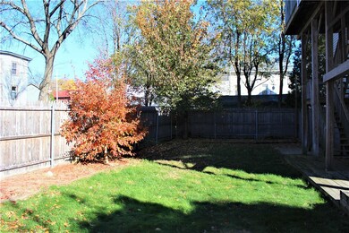 Private Fenced in back yard...access through walk