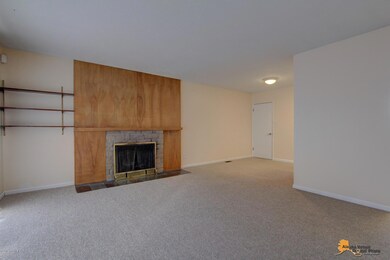 Living room toward dining area