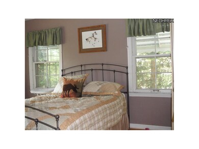 1st floor master bedroom with dual closets.