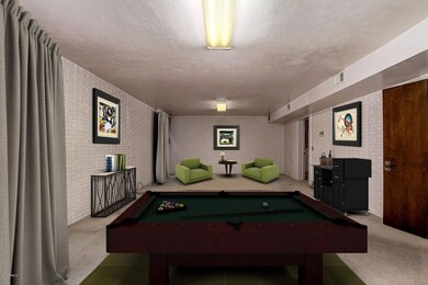 Staged Game Room