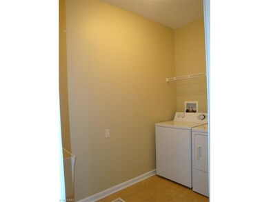 Laundry Area Has Pocket Door