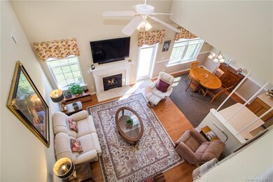 Great room and Breakfast room from upper balcony. 