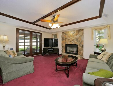 Family Room opens to screened porch