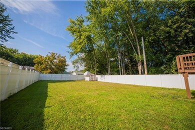 fenced in back yard