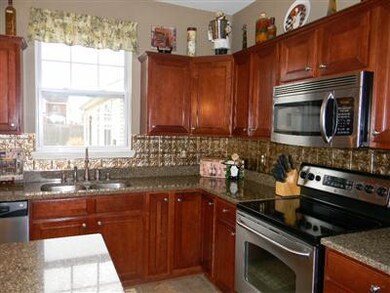 Upgraded kitchen with granite countertop