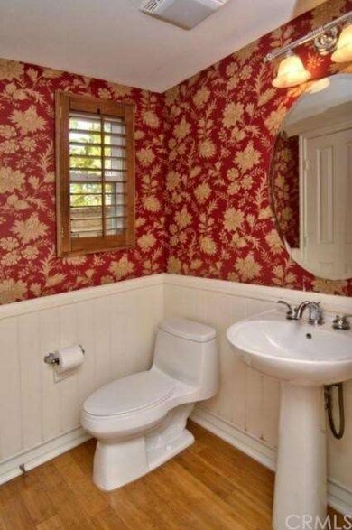 Downstairs powder room.