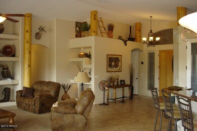 Hallway, living room area