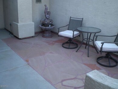 Flagstone front patio