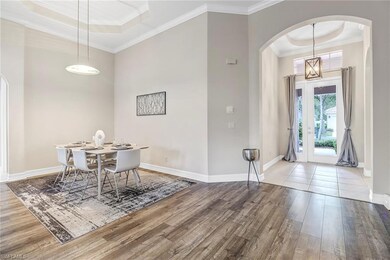 Front Entry with high ceilings