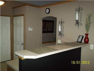 Eating bar in dining