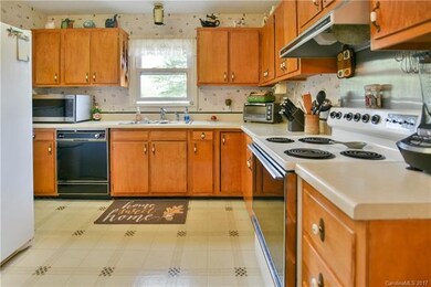 Kitchen with plenty of cabinet space for storage.