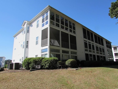 Side and back of the building with fully enclosed 