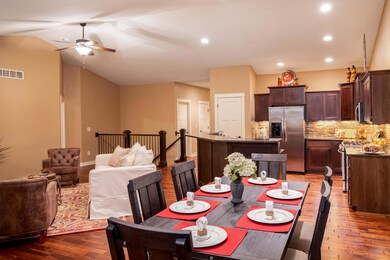 Dining Kitchen & LR