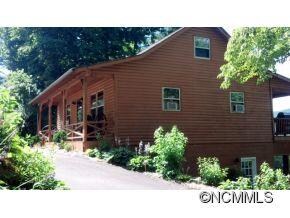 3 covered porches, flat drive