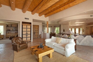 Great Room to kitchen and study