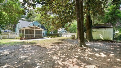 Large Rear Yard with Storage Shed