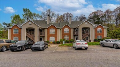 Front view of the condominium with available parking for 2 vehicles.