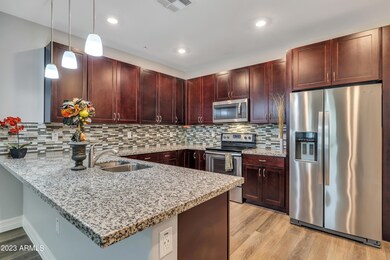 Long granite counters