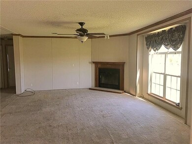 View of the living room from the entry