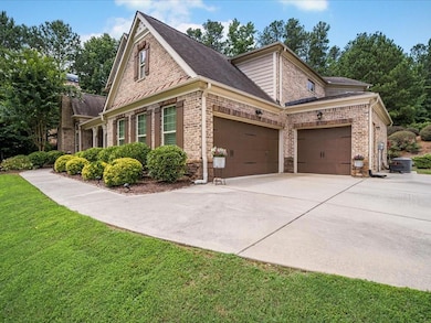 The 3-car garage provides space for vehicles, storage, and hobbies.