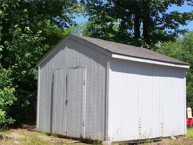 Large shed for extra storage.