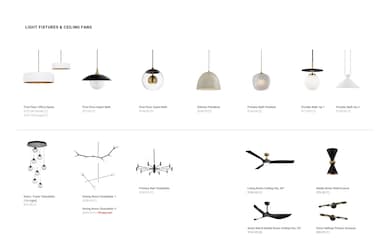 View of marketing collateral with multiple images