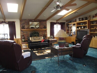 Great Room with Pellet Stove