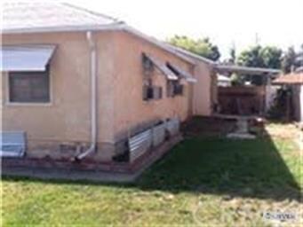 side and part of backyard