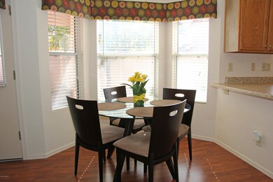 Bay Window Breakfast Area Off Kitchen