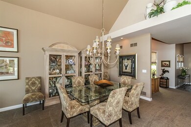 THE DINING ROOM IS PERFECT FOR ENTERTAINING