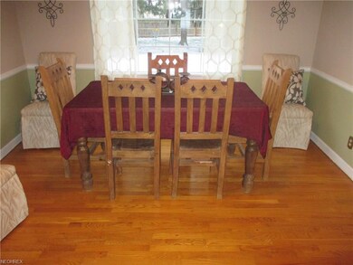 formal dining room off of kitchen