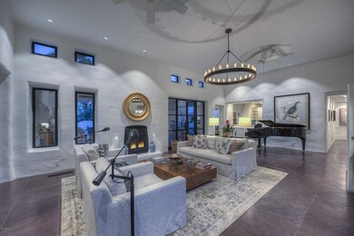Fireplace Accents the Space