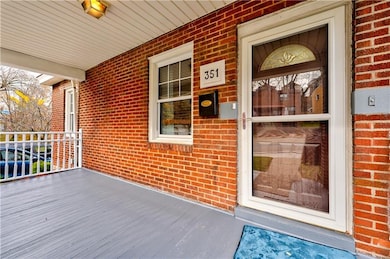 The welcoming front porch is perfect for relaxing with your coffee.