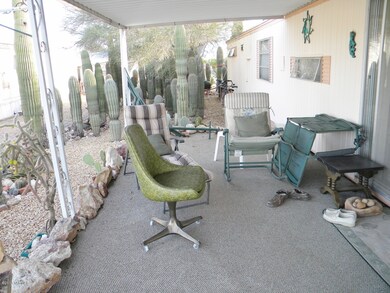 Patio towards back yard