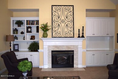 living room built ins