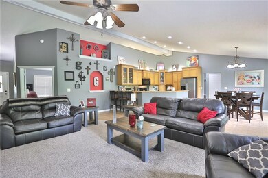 Open concept living - kitchen, eat in kitchen and living room