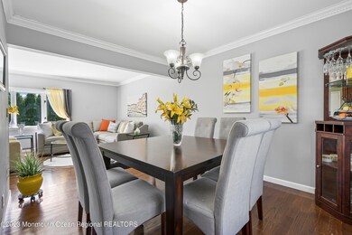 Formal Dining Room open to Living Room