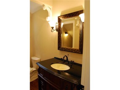 Powder room with upgraded vanity,granite top, oilr
