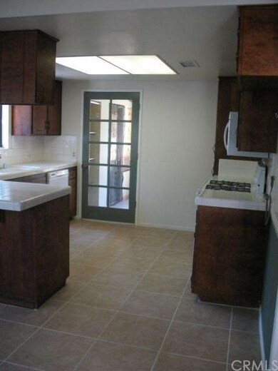 Kitchen with new tile flooring