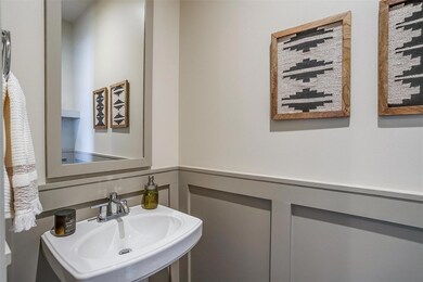 Lovely Powder Bath near the entry and laundry room