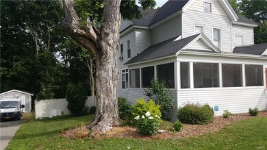 Mature landscaping