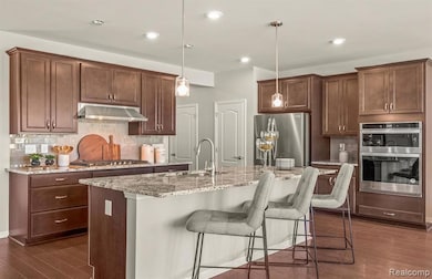 Kitchen with Oversized Island