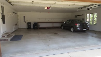 Expansive 3 car garage