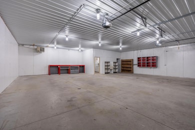 North Side of Garage with Kitchenette and Bathroom